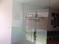 divisiones de vidrio